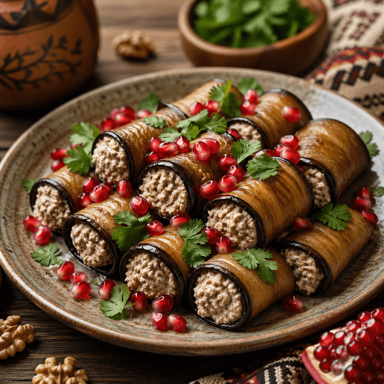 ბადრიჯანი ნიგვზით